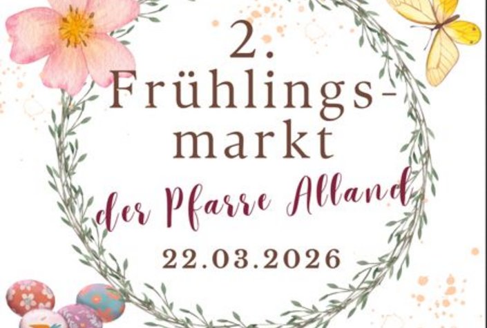 Frühlingsmarkt der Pfarre Alland