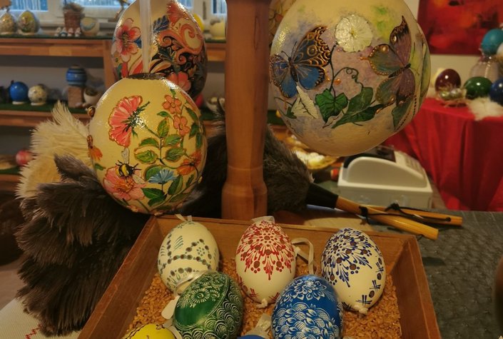 Ostermarkt auf der Straußenfarm Vötsch