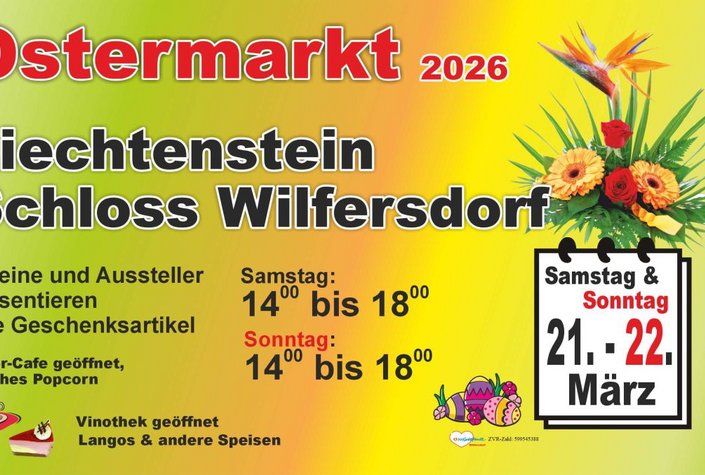 Ostermarkt im Liechtenstein Schloss Wilfersdorf