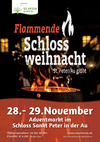 Flammende Schlossweihnacht in St. Peter in der Au